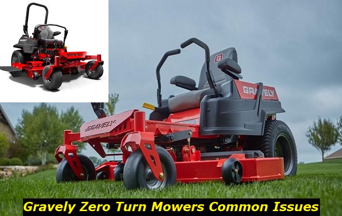 gravely zero turn mowers common issues